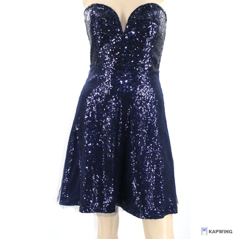 Charlotte Russe Blue Sequin Stunner
